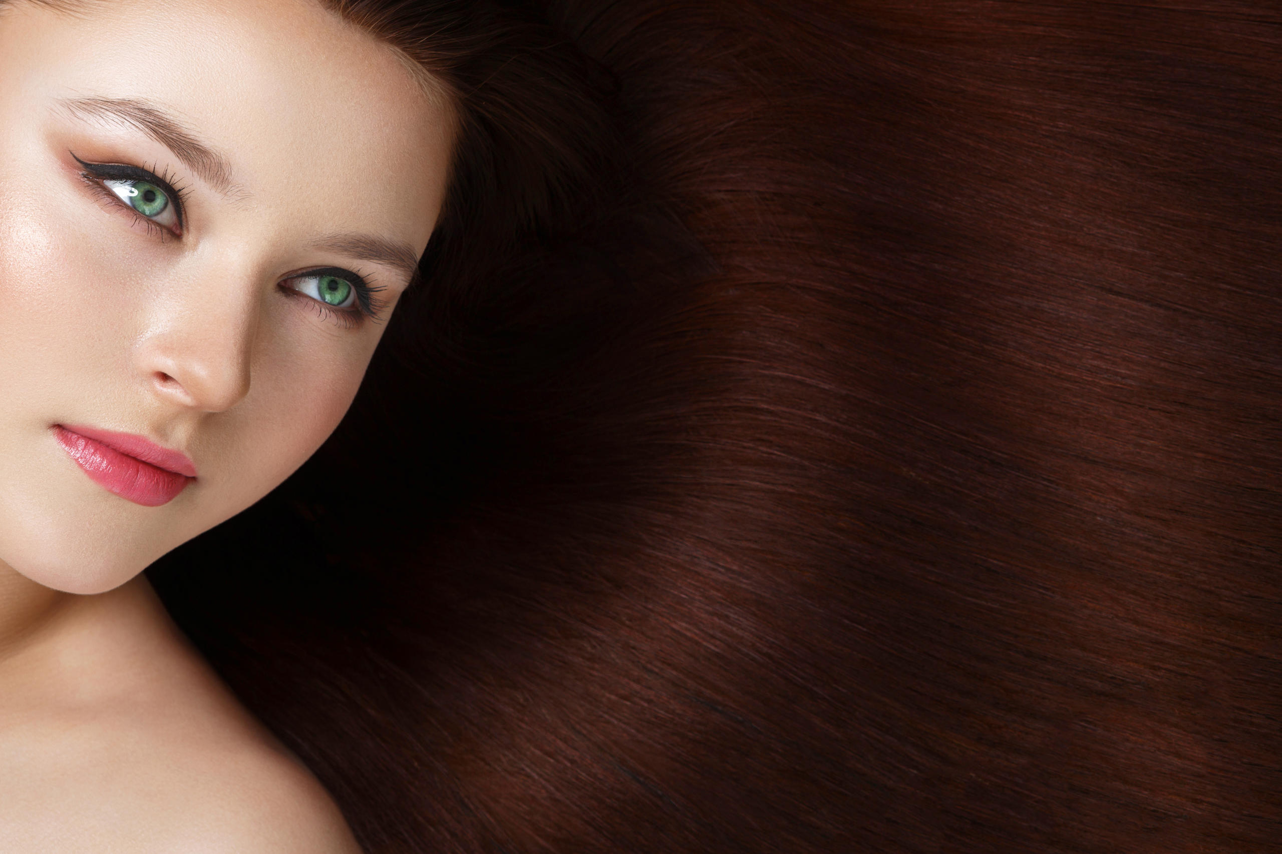 Girl with beautiful long hair